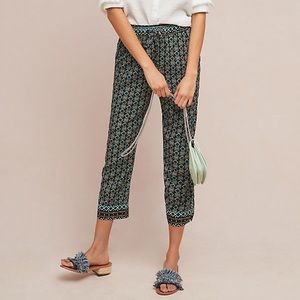 Anthropologie Geometric Joggers XS